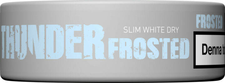 Thunder Frosted Slim White Dry Portion Snus
