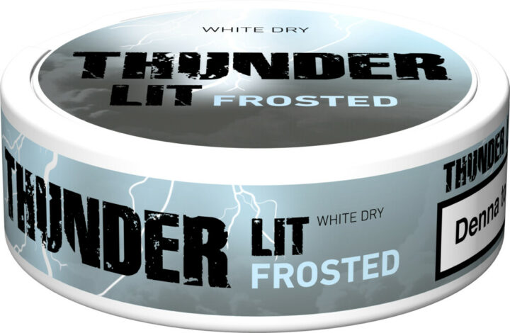 Thunder Frosted LIT White Dry Portion Snus
