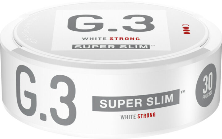 G3 Strong Super Slim White Portion Snus