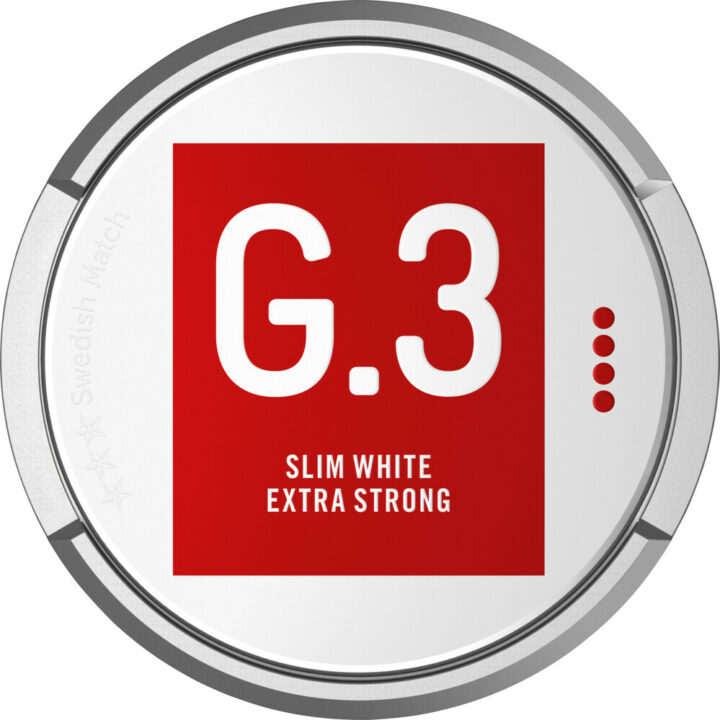 G3 Slim White Extra Strong Portion Snus