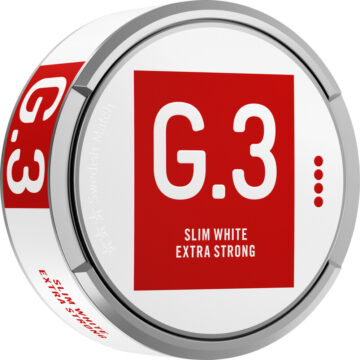 G3 Extra Strong Slim White Portion Snus