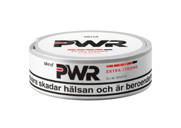 Skruf PWR Extra Strong Slim White Portion Snus