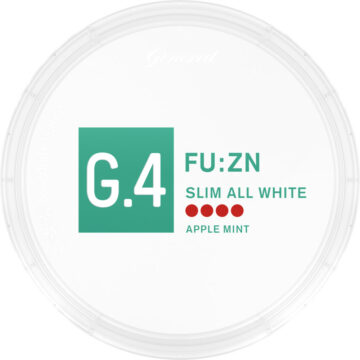 G4 FUZN Slim All White Apple Mint Portion Snus