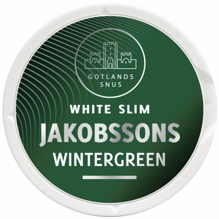 Jakobssons Wintergreen Slim White Portion Snus