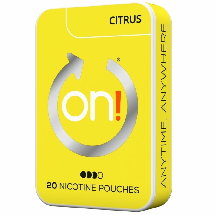 On! Citrus 6mg Nicotine Pouches