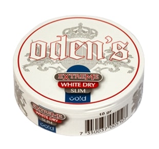Odens Cold Extreme White Dry Slim Portion Snus