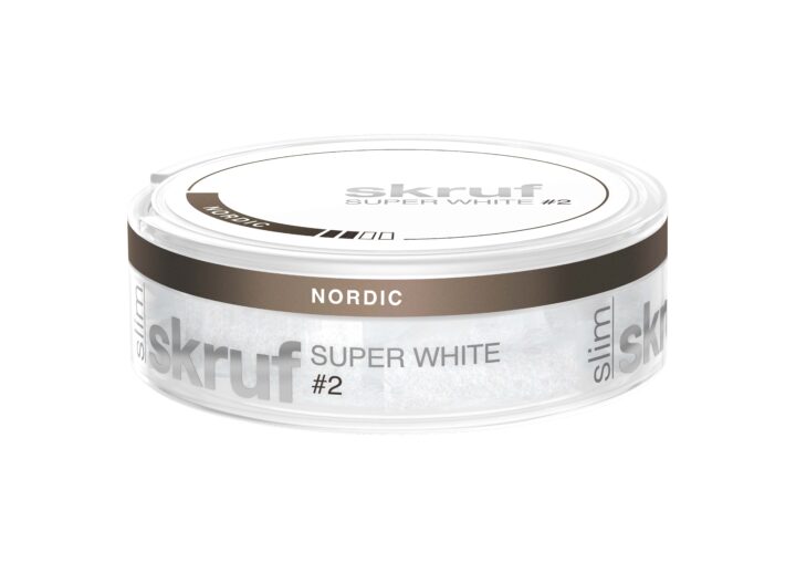 Skruf 2 Nordic Super White Slim Portion Snus