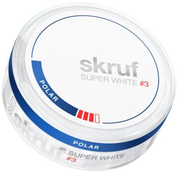 Skruf 3 Polar Super White Slim Portion Snus