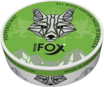 White Fox Peppered Mint Portion Snus